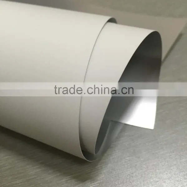 180mic Eco Solvent Plastic White Opaque Pet Film With Silver Back photo-5