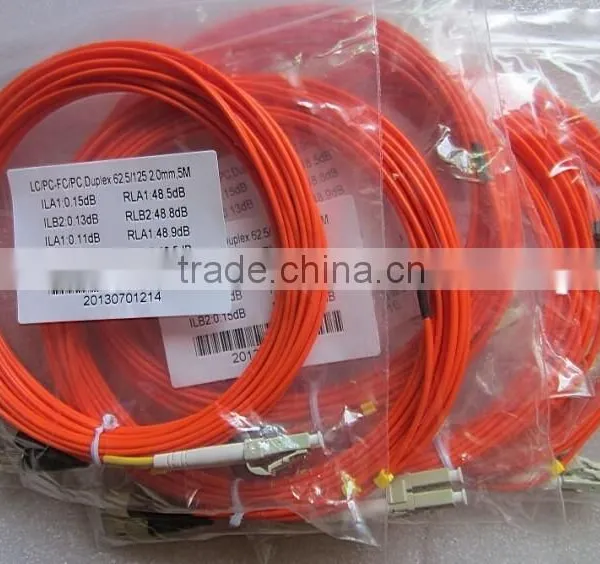 High Quality OM1/OM2 Multimode Duplex LC/UPC-LC/UPC Fiber Patch Cord,lc 50/125 Patch Cord Fiber Optic photo-5