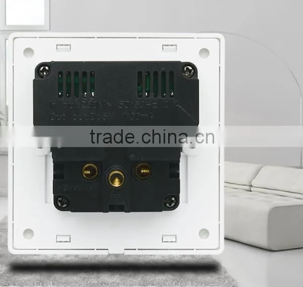 Free Sample UK Standard Double USB Charge Socket USB Outlet Port photo-4