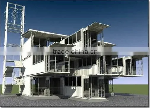 China Qingdao Combined Container Modular Houses Steel Prefabricated Houses