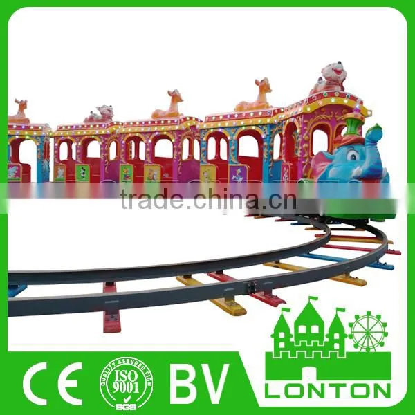 Kids Outdoor Games Equipment Electric Adult Train Used Road Train For Sale photo-5