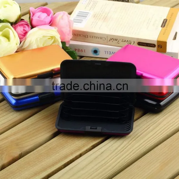 Hot Waterproof Business ID Credit Card Wallet Holder Aluminum Metal Case Box photo-5
