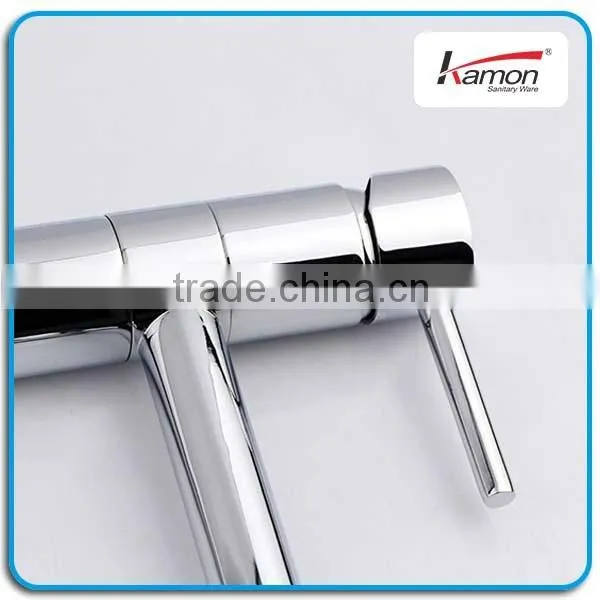 USA Wolverine Long Neck Brass Kitchen Faucet photo-4