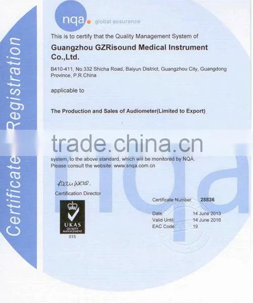 GZ0702 Audio Meter for Test Hearing and Print Audiogram photo-5