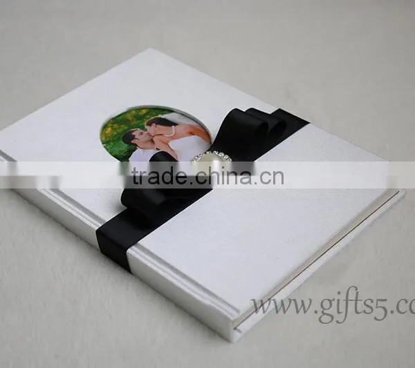 Elegant Romatic Wedding Guest Book photo-5