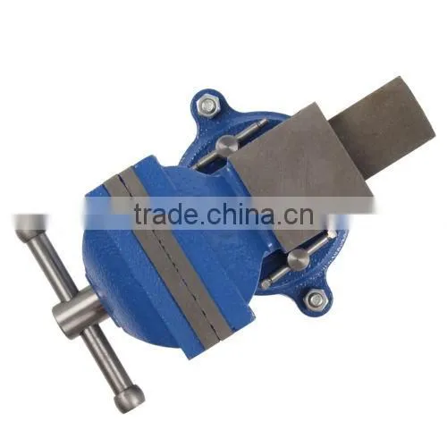8" 200mm 28.5kgs French Type Swivel Base Bench Vise With Anvil photo-3