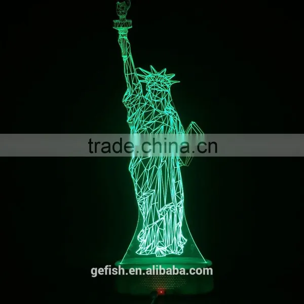 Customized Design Acrylic 3D Display Table Lamp With Night Lighting photo-4