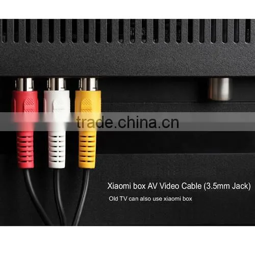 Original Xiaomi AV Cable 3.5mm to RCA 1.5m Black Audio Video Cable for Xiaomi Mi TV Box 3 photo-4