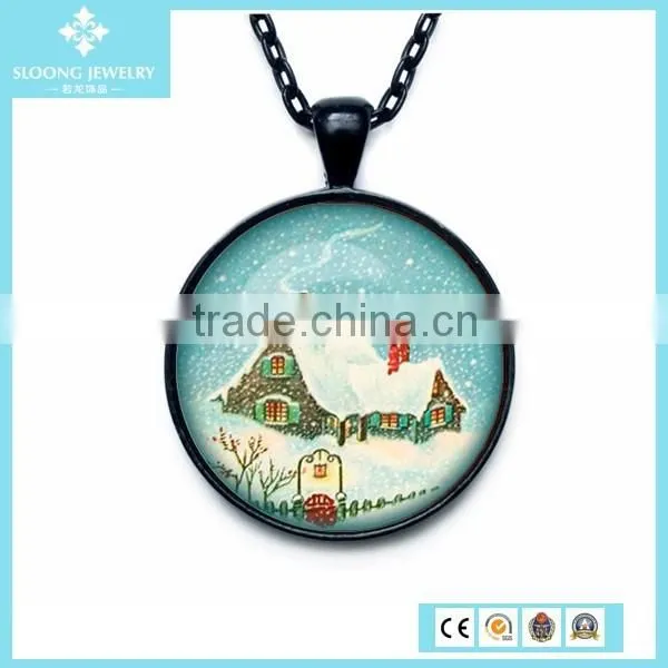 Wholesale Charm Lovely Snow Night Pendant Maker Online photo-3