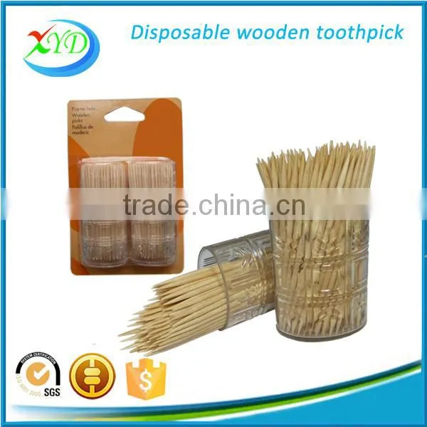 100 Pieces Packaging Plastic Jars Wooden Toothpick photo-6