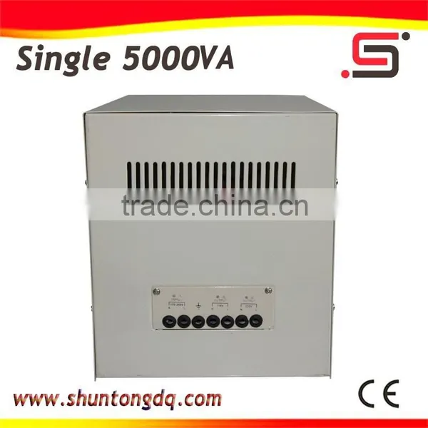 220v 5000 Watts Single Phase Automatic Electrical Generator Servo Voltage Stabilizer photo-3