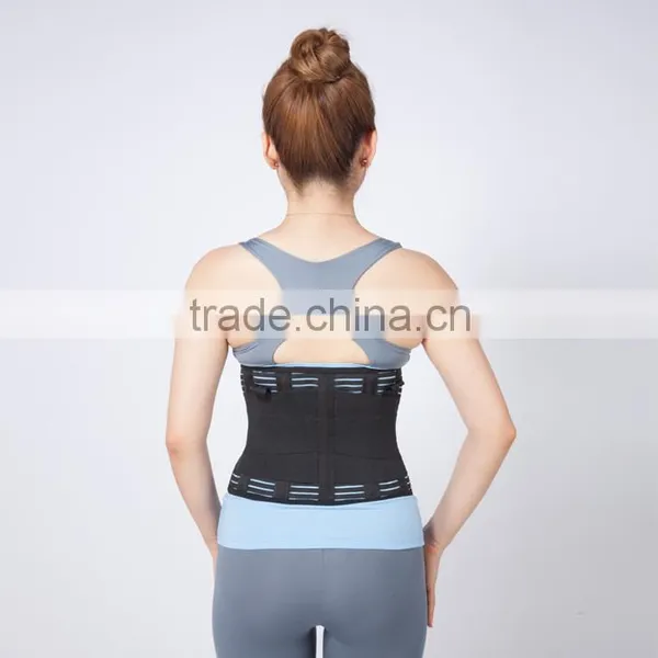 Double Posture Fitness Neoprene Lower Back Support Lumbar Brace Belt photo-6