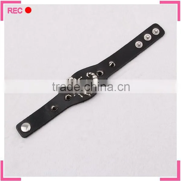 Men Bracelet Leather With Scorpion Decoration, Boys Bangles and Bracelets photo-2