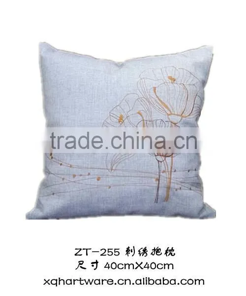 Custom Printed Custom Size Embroidery Plain Linen Pillow Covers photo-6