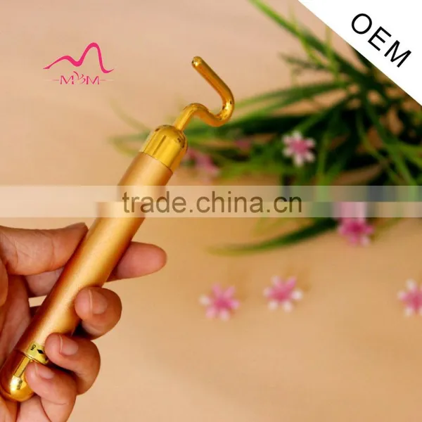 Skincare Routine At-home DIY Massage Tool Nasolabial Folds Removal Face Detoxification and Up-lift Golden Massage Bar photo-2