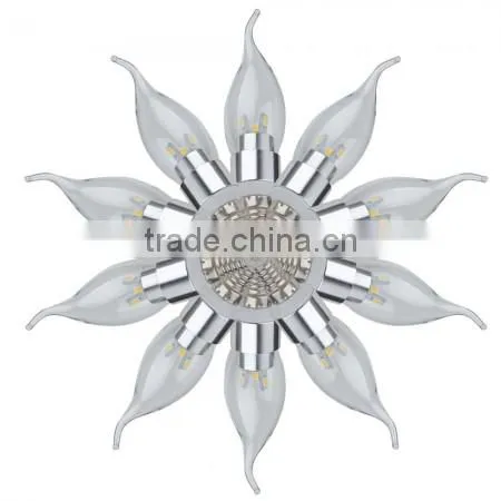 10 E14 6 LED 5630 SMD Candle Light Bulb Lamp Spotlight Warm White 3W photo-2