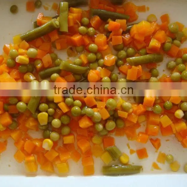 Processed Mixed Vegetables