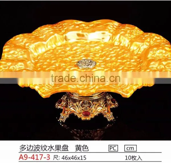 Cheap Plastic Colorful Fruit Plate With Holder photo-6