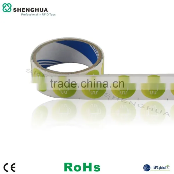 Rfid 13.56mhz Nfc Sticker F08 Nfc Coin Tag Iso 14443a Smart Rfid Label photo-2