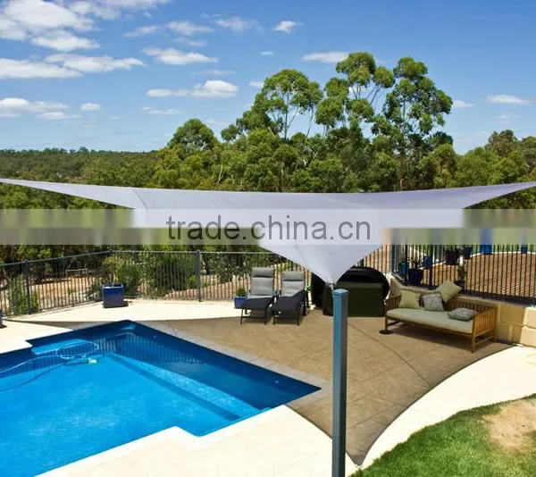HDPE Waterproof Polyester Sun Shade Sail Awning Shade Tarps photo-6