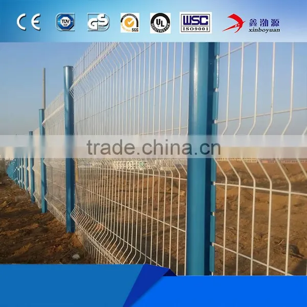 Factory Cheap Price 3d Fence Panel/ Welded Wire Mesh Peach Square Round Post Triangle Bending Fence Netting photo-6
