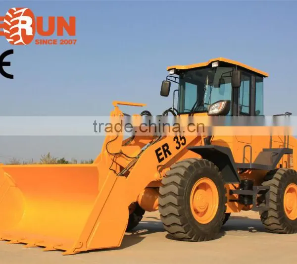 Qingdao Everun Brand 3.0 Ton Wheel Type Front End Loader With Tipping Cabin photo-3
