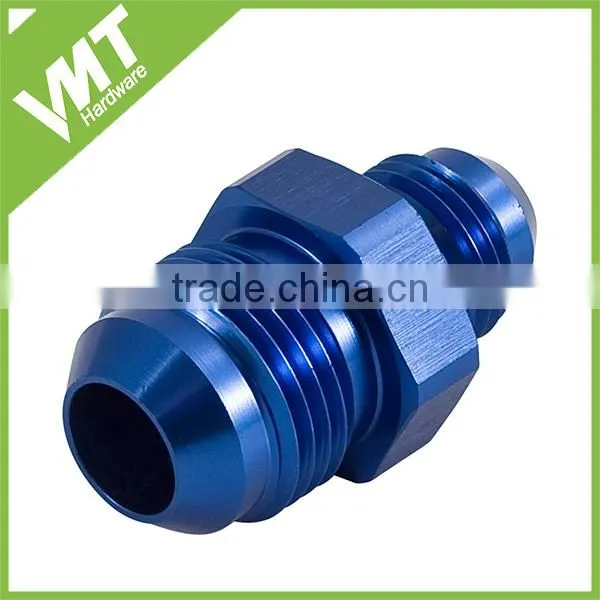 Male AN10 to AN8 Flare Metric Straight Fitting Male Aluminium Hose Fitting Adatper Reducer photo-2