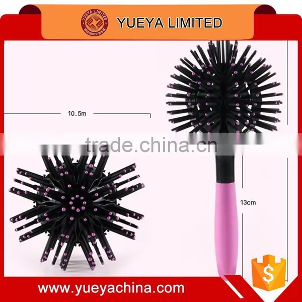 Fashion 3D Hair Curl Comb Ball Shaped Hair Making Comb photo-4
