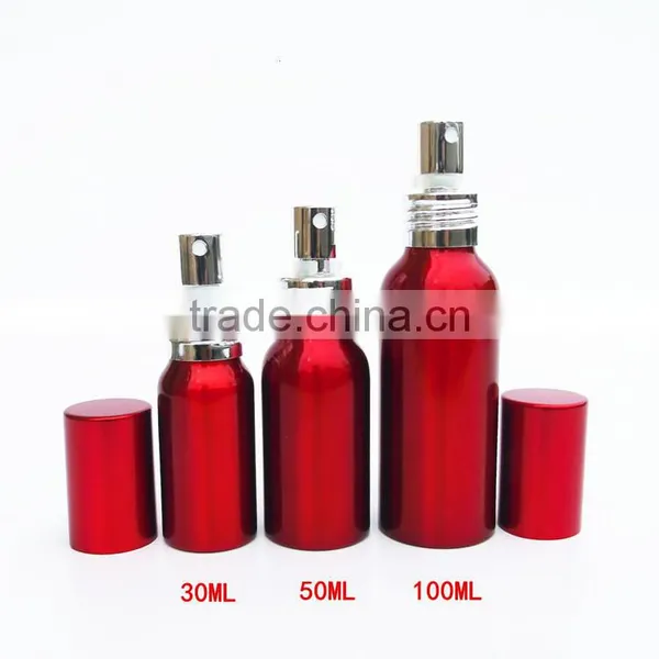 Wholesale 30ml-500ml Aluminum Spray Perfume Bottles With Metal Cap for Cosmetic Packaging photo-2