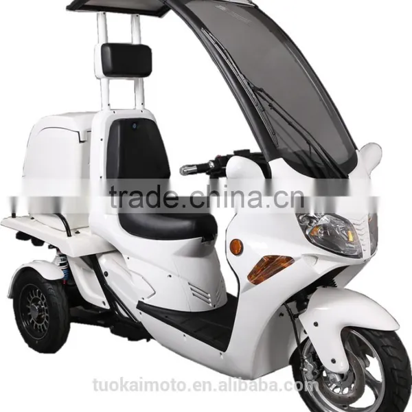 60V 38Ah LITHIUM Battery 2.2KW Electric Roof Trike Scooter for Delivery (TKE-M2200-D) photo-3