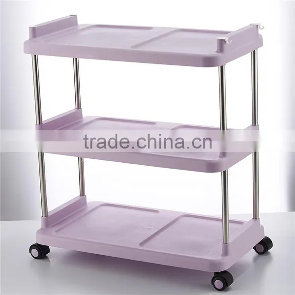 3 Tier Durable Impact and Rust-Resistant Plastic Shelves photo-4