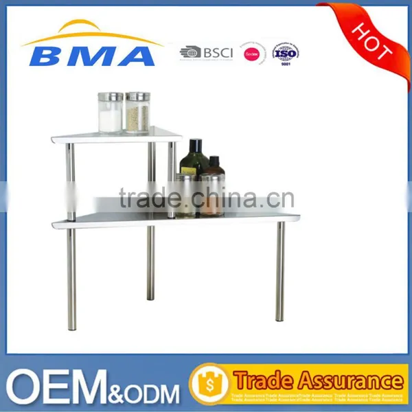 Amazon Hot Selling Stainless Steel Storage Shelf Kitchen Rack photo-2