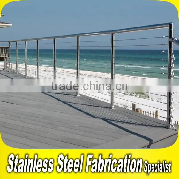 Fabrication Project Stainless Steel Deck Railing Lowes photo-6