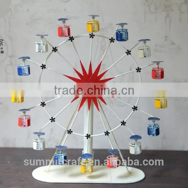 Artificial 3d Metal Ferris Wheel Good Birthday Gifts for Girls photo-5