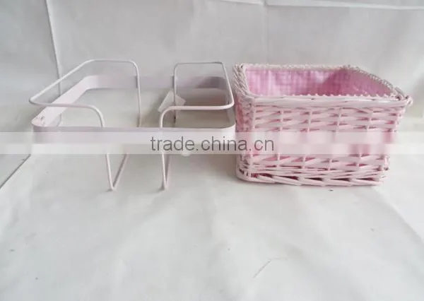High Quality Square Wicker Basket Decorative Wire Bread Basket photo-5