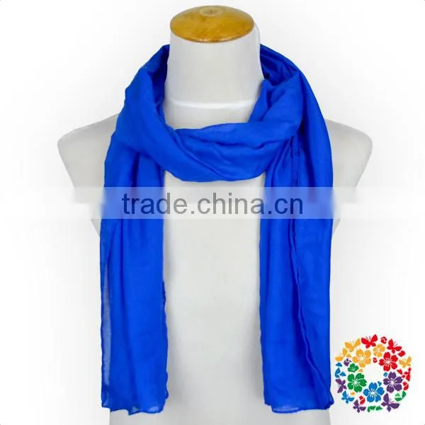 Baby Girls Solid Color Knitted Scarf Cheap Fashion Winter Chiffon Scarf photo-2