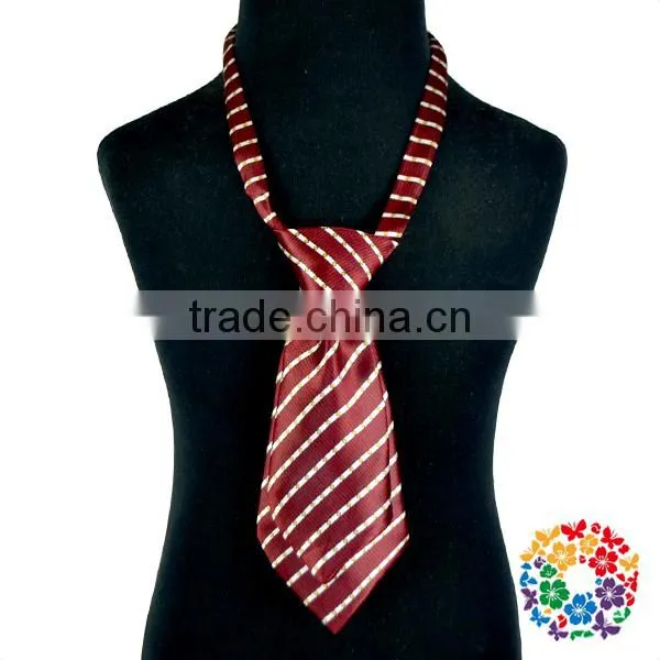 New Arrival Baby Kids Products Navy Plaid Fabric Necktie Ties for Boys photo-2