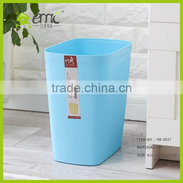 Plastic Dust Bin for Indoor Places, PP Rubbish Bin for Household, Plastic Rectangle Rubbish Bin photo-2