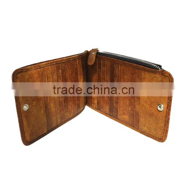 New Product Pu Leather Wallet Credit Card Holder Money Clip photo-5