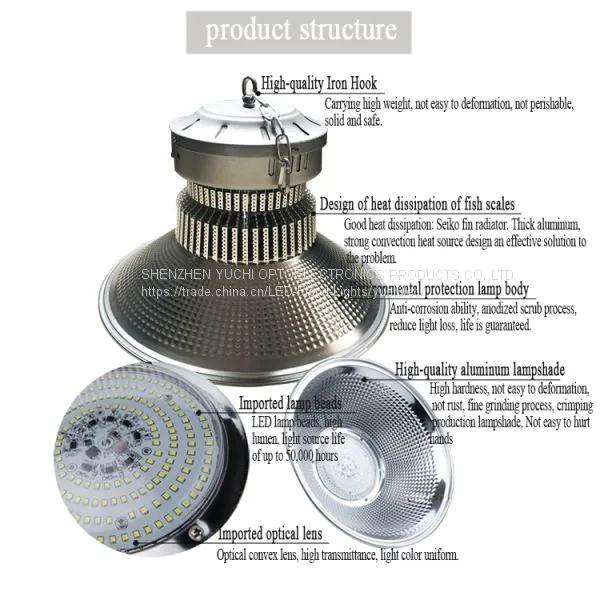 High LumenBridgelux Cob Industrial Ufo 100w Led High Bay Light Price photo-4