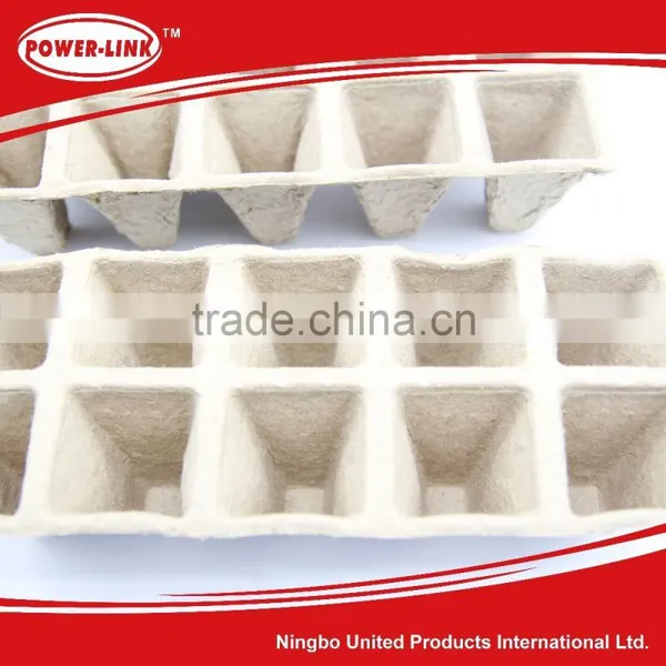 10pcs 2x5 Paper Seeder Tray ,Square Pots photo-2