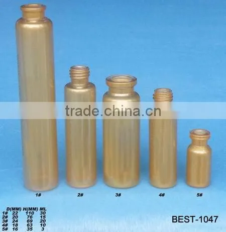 Various Size Blue Colored Test Tube Glass Screw Top Test Tube for Labor Use photo-3