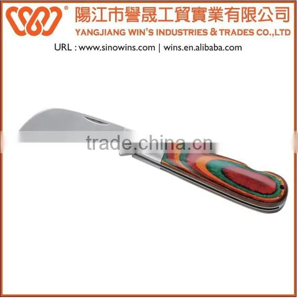 A22030 Stainless Steel Single Blade Folding Knife With Plastic Handle photo-5