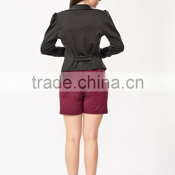 Wholesale New Fashion Ruffle Sleeve Petite Lady Blazer photo-4