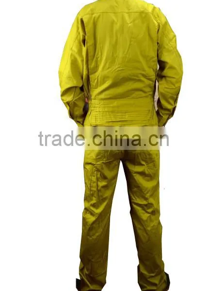 Yellow EN11612 100%cotton Fire Retardant Coverall for Oil and Gas Industry photo-2