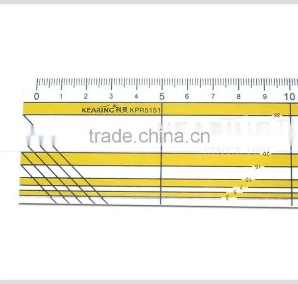 Kearing 30cm Rigid Plastic Patchwork Quilting Rulers 2 MM Thickness for Sewn Area #kpr5151 photo-2