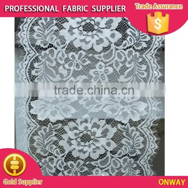 Beaded Wedding Lace Fabric Embroidery Lace Wine Less Indian Embroidery Lace photo-3
