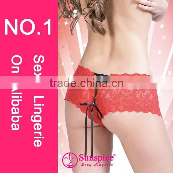 Sunspice Hot Sale Sexy Lace Transparent Panty photo-3