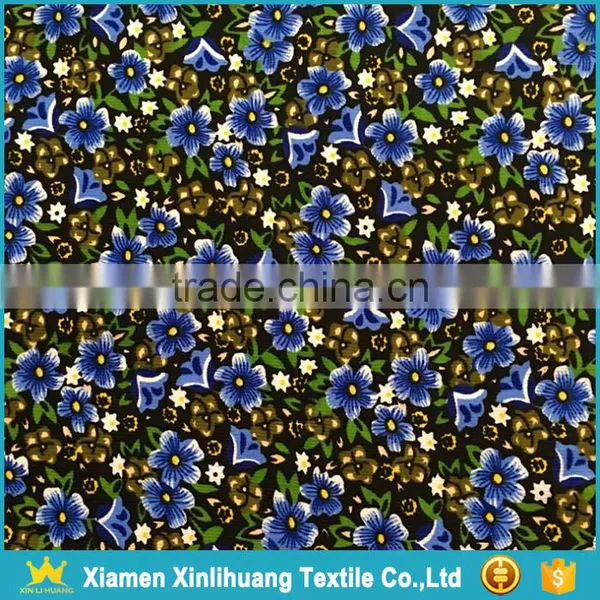 Trendy Style 28 Wale Crushed Flower Printed Elastic Corduroy Fabric photo-2