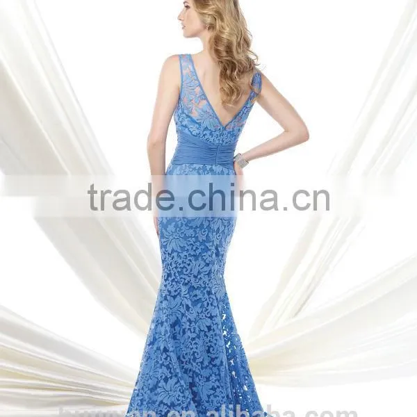 High Quality off Shoulder Low Back Cut Lace School Ball Gowns photo-3